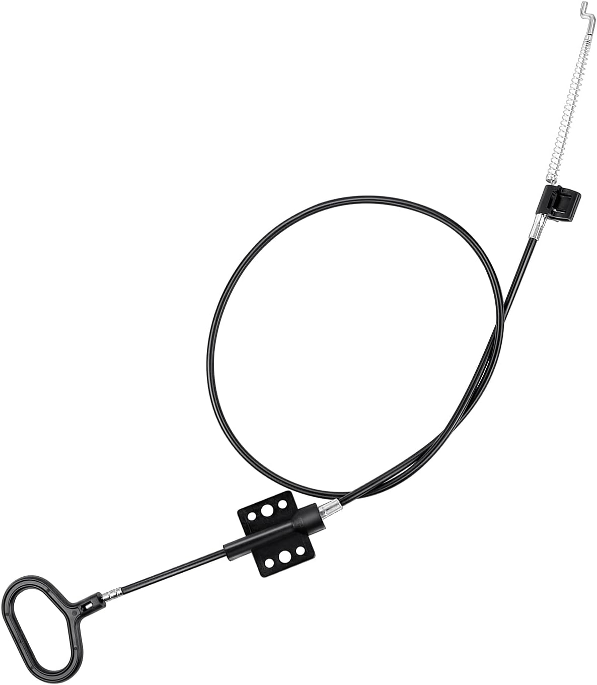 yuntop Sofa Recliner Cables Sofa and Reclined Chair Replacement Part D Ring Couch Recliner Pull Handle with S Tip for Cable Total Length 36.5 Inch Exposed Length 5Inch (1 Pack Black)