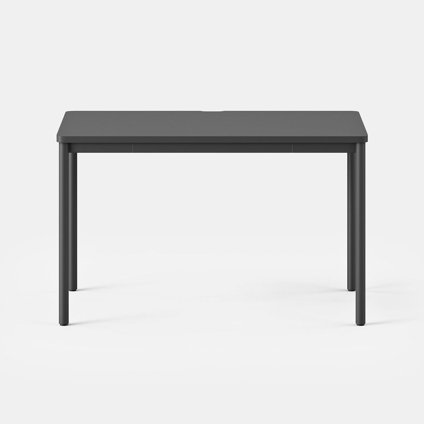 Branch Daily Desk - Functional at Home Office Desk with Effortless Assembly, Timeless Design, Rounded Corners, and Built-in Cable Notch - 36” W x 28.5” H x 24” D - Charcoal Work Table