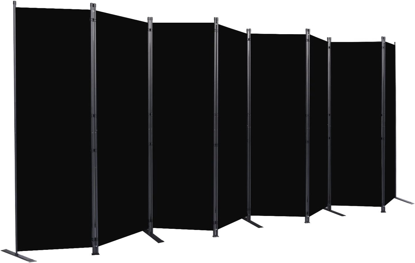 Room Divider 6FT Portable Room Dividers and Folding Privacy Screens, 176'' W Fabric Divider for Room Separation, 8 Panel Partition Room Dividers Freestanding Wall Divider Screen for Dorm Studio Office