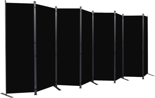 Room Divider 6FT Portable Room Dividers and Folding Privacy Screens, 176'' W Fabric Divider for Room Separation, 8 Panel Partition Room Dividers Freestanding Wall Divider Screen for Dorm Studio Office
