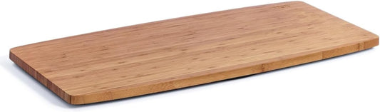 Prosumer's Choice Bamboo TV Swivel Stand for LED/LCD TV, Monitors, Stereos, 31 inch Base Surface - 360˚ Rotation - Rotating Computer Stand/Media Console, Entertainment Center for Living Room Bedroom