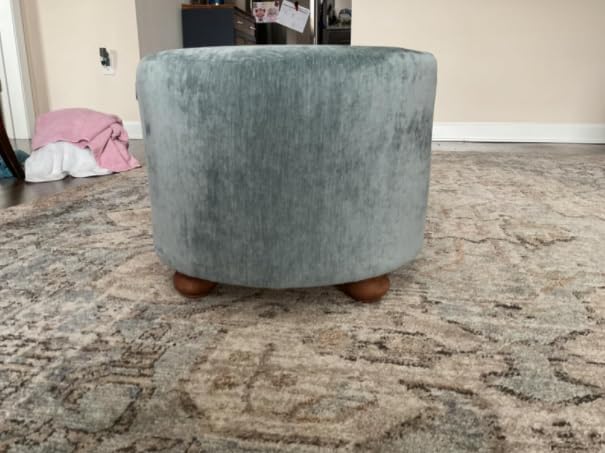 4PCS Wood Furniture Legs 2.56 inches Furniture Legs with Bolt Walnut Sofa Legs Couch Legs Replacement for Legs for Piano Bench, Chest-Turned-Coffee Table (Lantern Shape Unfinished)