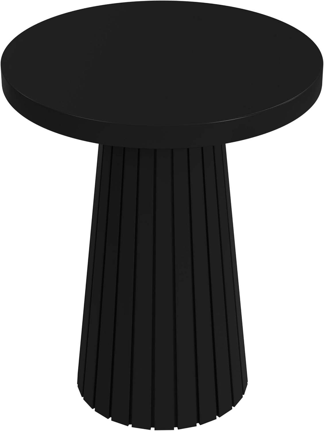 Black Mango Wood End/Side Round Table