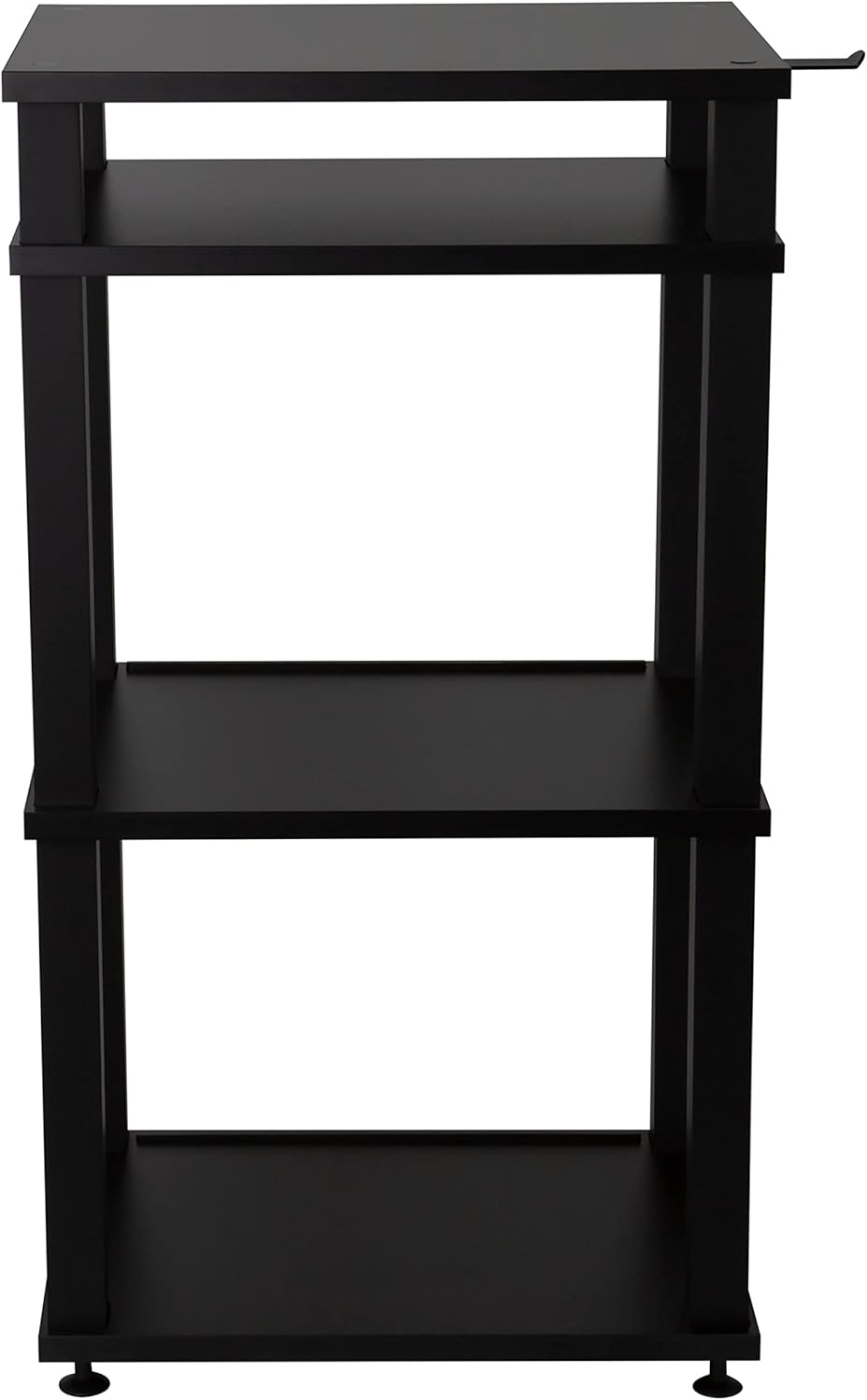 Andover Audio SpinStand Rack for Records and Audio Components - Metal-Reinforced, Holds 150 LPs, Optimum Height & Storage Space, Ideal for Turntables, Vinyl, SpinBase Systems (Black)