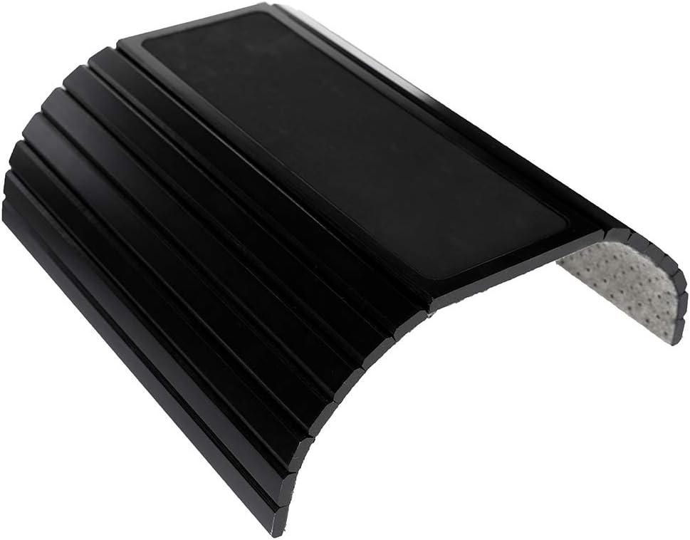 GEHE Sofa Arm Tray Table for Couch Flexible/Foldable Sofa Tray Couch arm Table Perfect for Drinks Snacks Remote Control or Phone Great arm Tray for Couch armrest (Black)