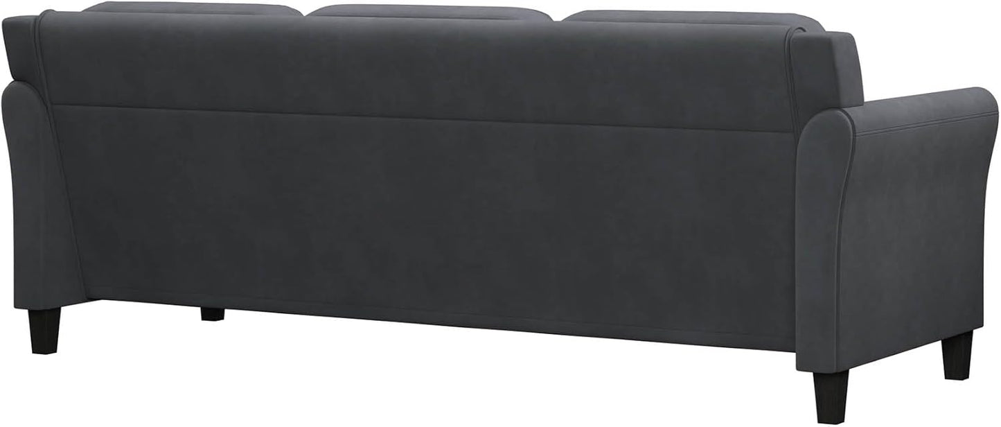 Lifestyle Solutions Harrington Sofa in Grey, Dark Grey