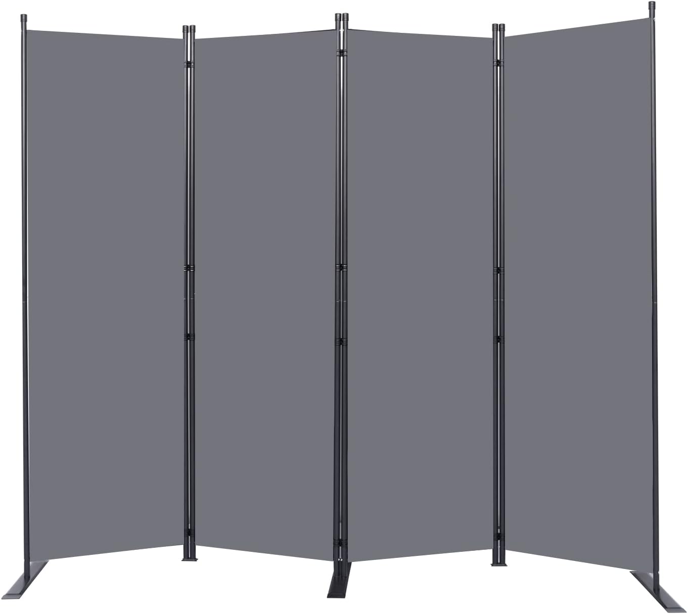 Room Divider 6FT Portable Room Dividers and Folding Privacy Screens, 88'' W Fabric Divider for Room Separation, 4 Panel Partition Room Dividers Freestanding Wall Divider Screen for Dorm Studio Office