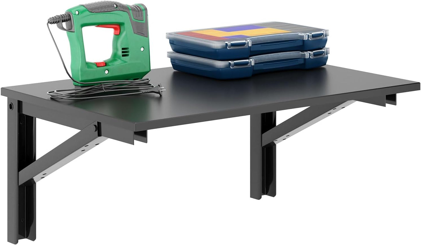 Need Wall Mounted Folding Table - Heavy Duty Small Fold Down Dining Table Length 30" Width 20" Perfect Addition to Home Office/Laundry/Home Bar/Kitchen & Dining Room AC15CB(L30 W20)