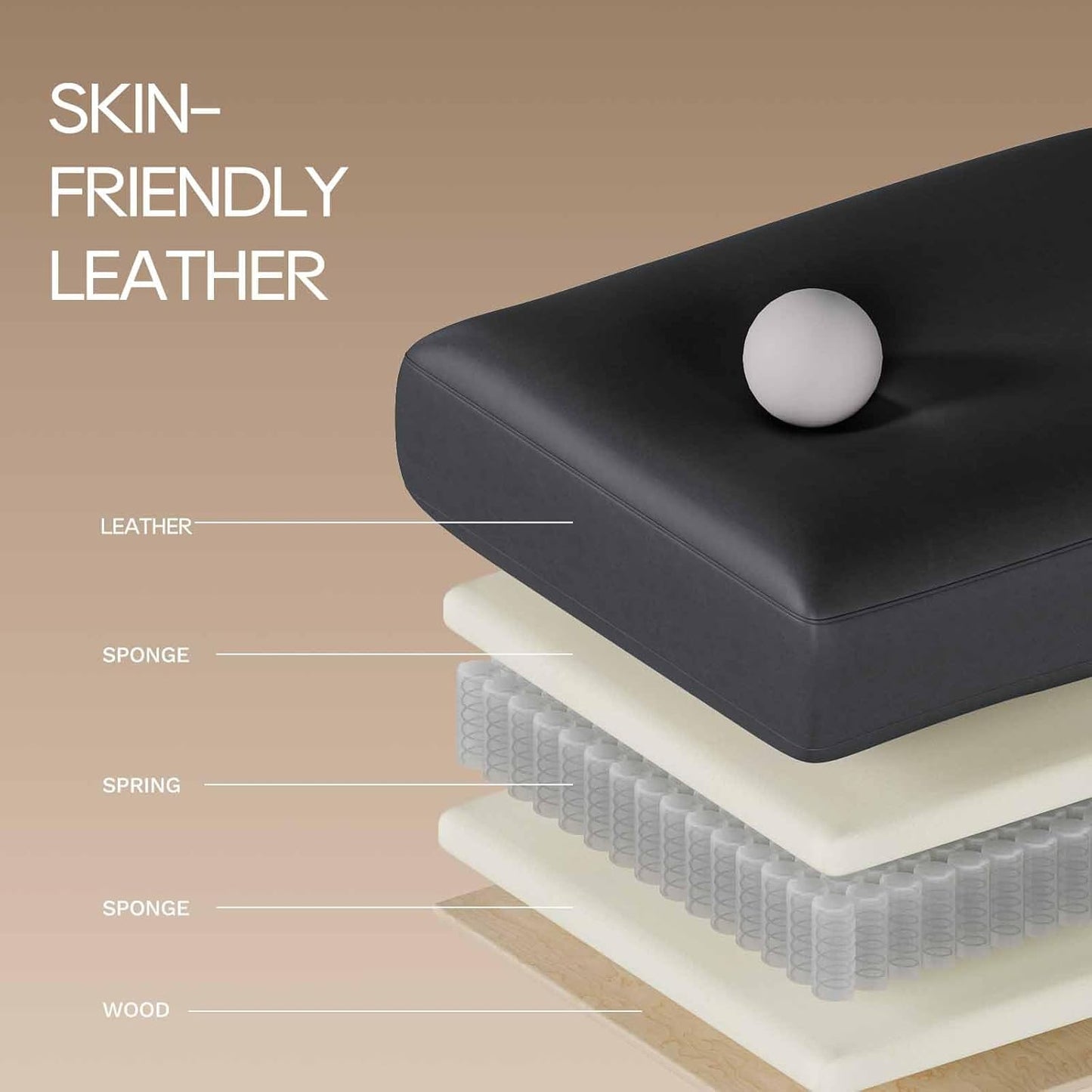 COLAMY Pushback Electric Recliner Chair, Premium Leather Upholstery with Adjustable Angles, Extra Lumbar Pillow, Built-in Charging Port, Electric Recliner Sofa Chair for Living Room,Black