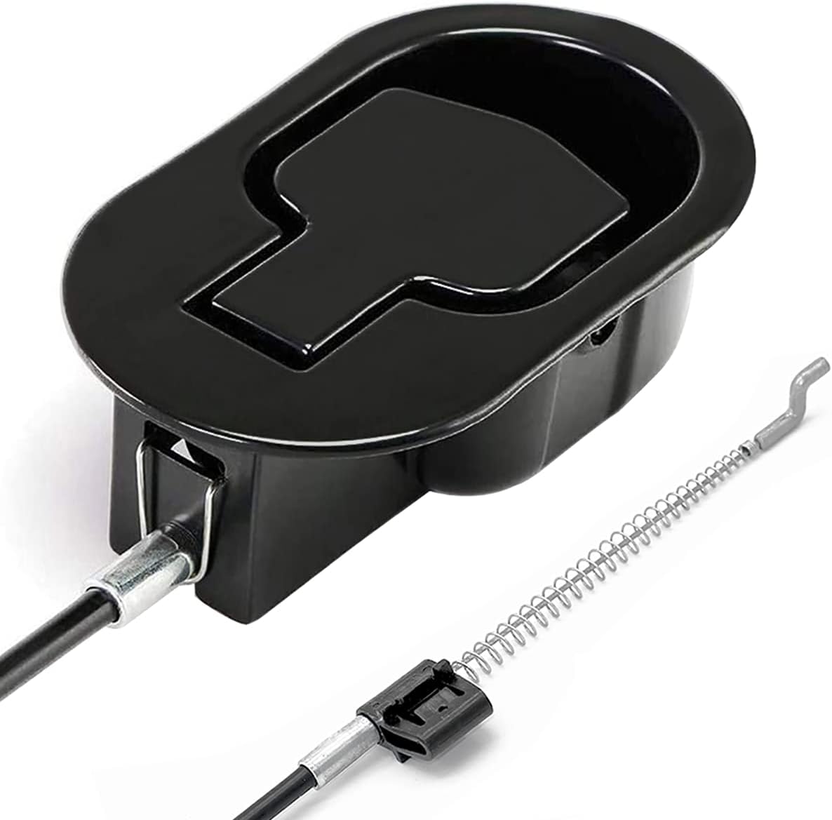 Metal Recliner Handle Replacement Parts with Cable, Universal Recliner Sofa Chair Couch Release Lever Pull Handle, Fits Ashley and Major Recliner Brands, Exposed Cable Length 4.9“