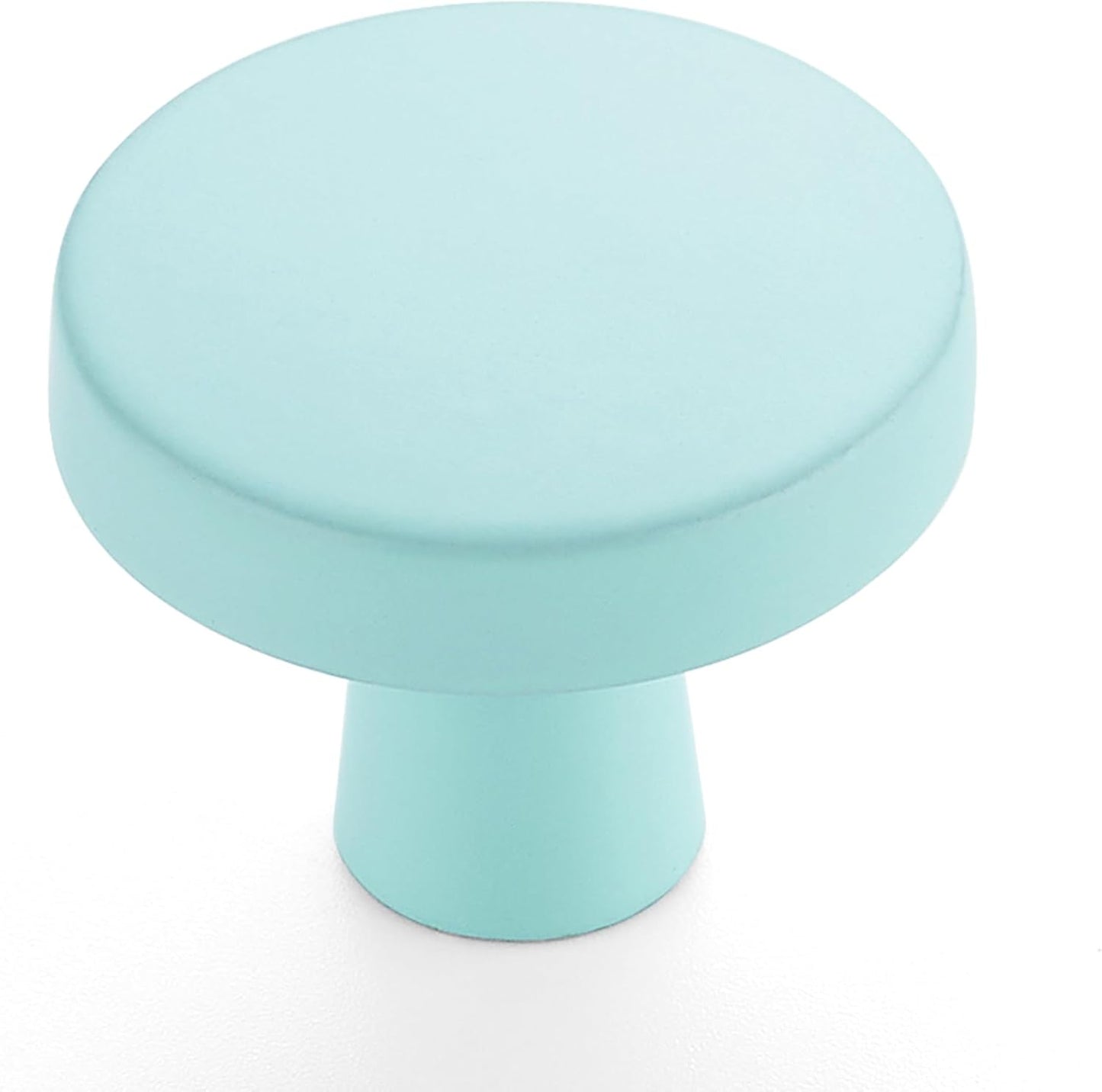 Ravinte 15 Pack Drawer Pulls 1-1/4 Inch Green Kitchen Cabinet Knobs Solid Round Dresser Handles for Simple Cupboard Hardware