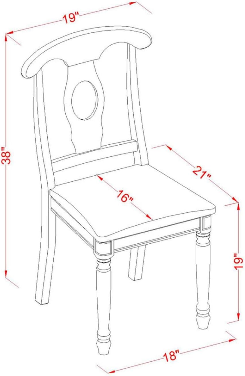 East West Furniture PSNA7-SBR-C 7 Piece Dinette Set Consist of a Rectangle Dining Room Table with Butterfly Leaf and 6 Linen Fabric Upholstered Dining Chairs, 32x60 Inch, Saddle Brown