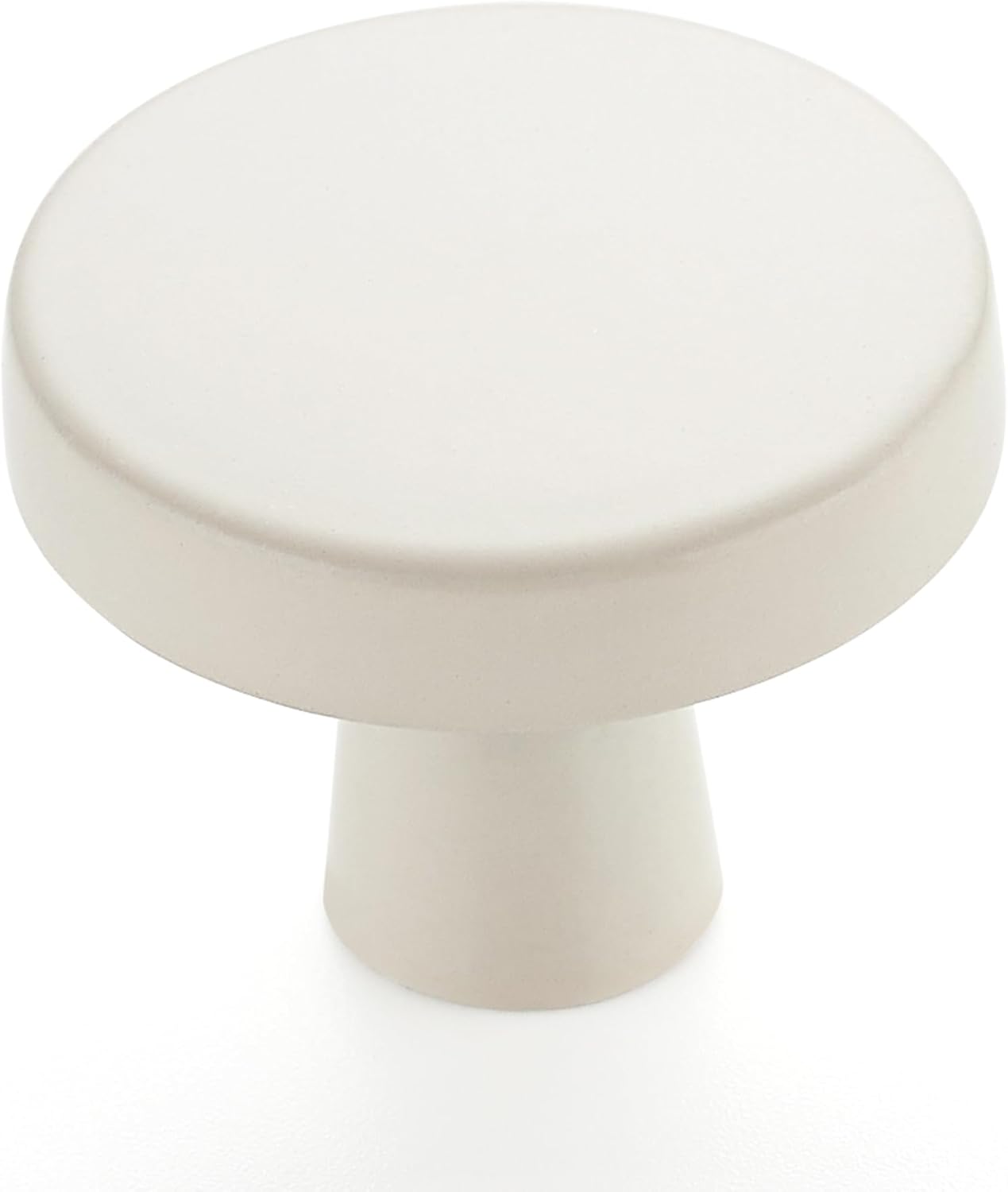 Ravinte 15 Pack Drawer Pulls 1-1/4 Inch White Kitchen Cabinet Knobs Solid Round Dresser Handles for Simple Cupboard Hardware