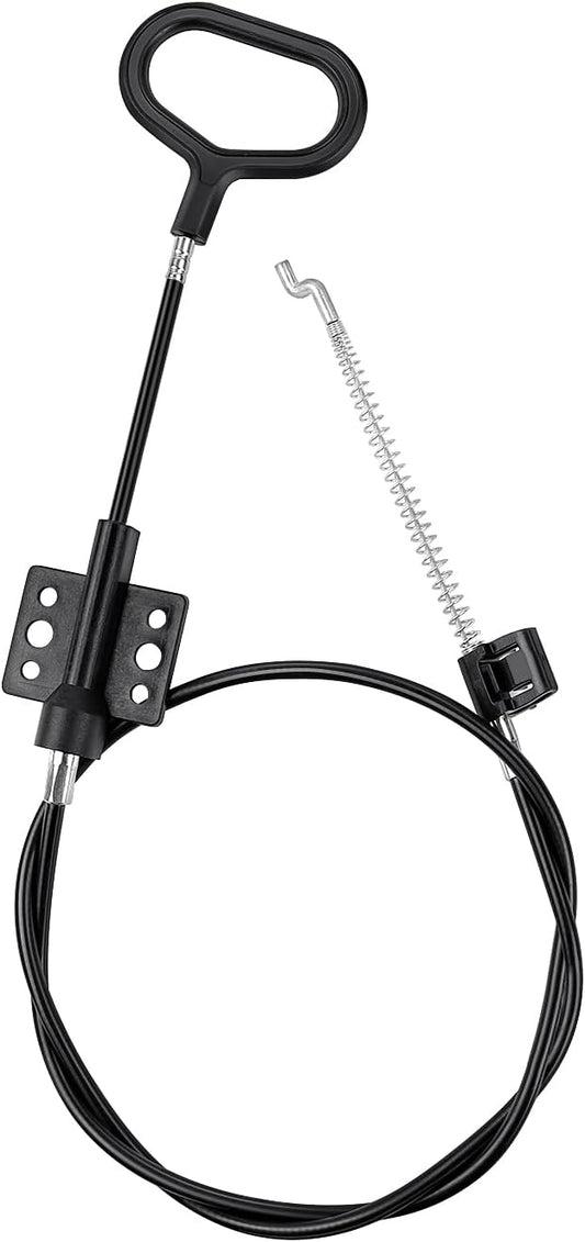 yuntop Sofa Recliner Cables Sofa and Reclined Chair Replacement Part D Ring Couch Recliner Pull Handle with S Tip for Cable Total Length 36.5 Inch Exposed Length 5Inch (1 Pack Black)