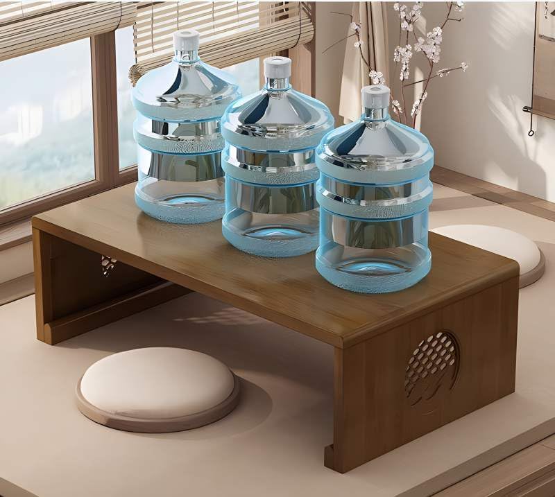 Folding Coffee Table Foldable Japanese Floor Table Low Table for Living Room,Dining Room,Tea,Tatami,Home Decoration (31.49 * 19.68 * 12.2 INCH)