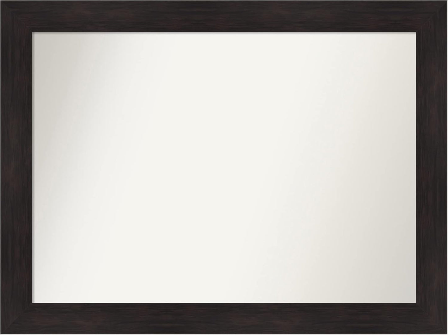 Amanti Art Silver Bathroom Mirror for Over Sink, 29x40 Florence Silver Rectangle Vanity Mirror, X-Large Casual Frame, Hangs Horizonally and Vertically, Bathroom Wall Decor, Non-Beveled Edge