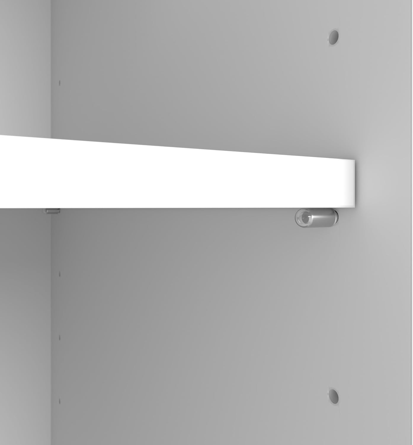 Bush Business Furniture Studio C Tall 5 Shelf Bookcase in White, Large Bookshelf for Home or Professional Office