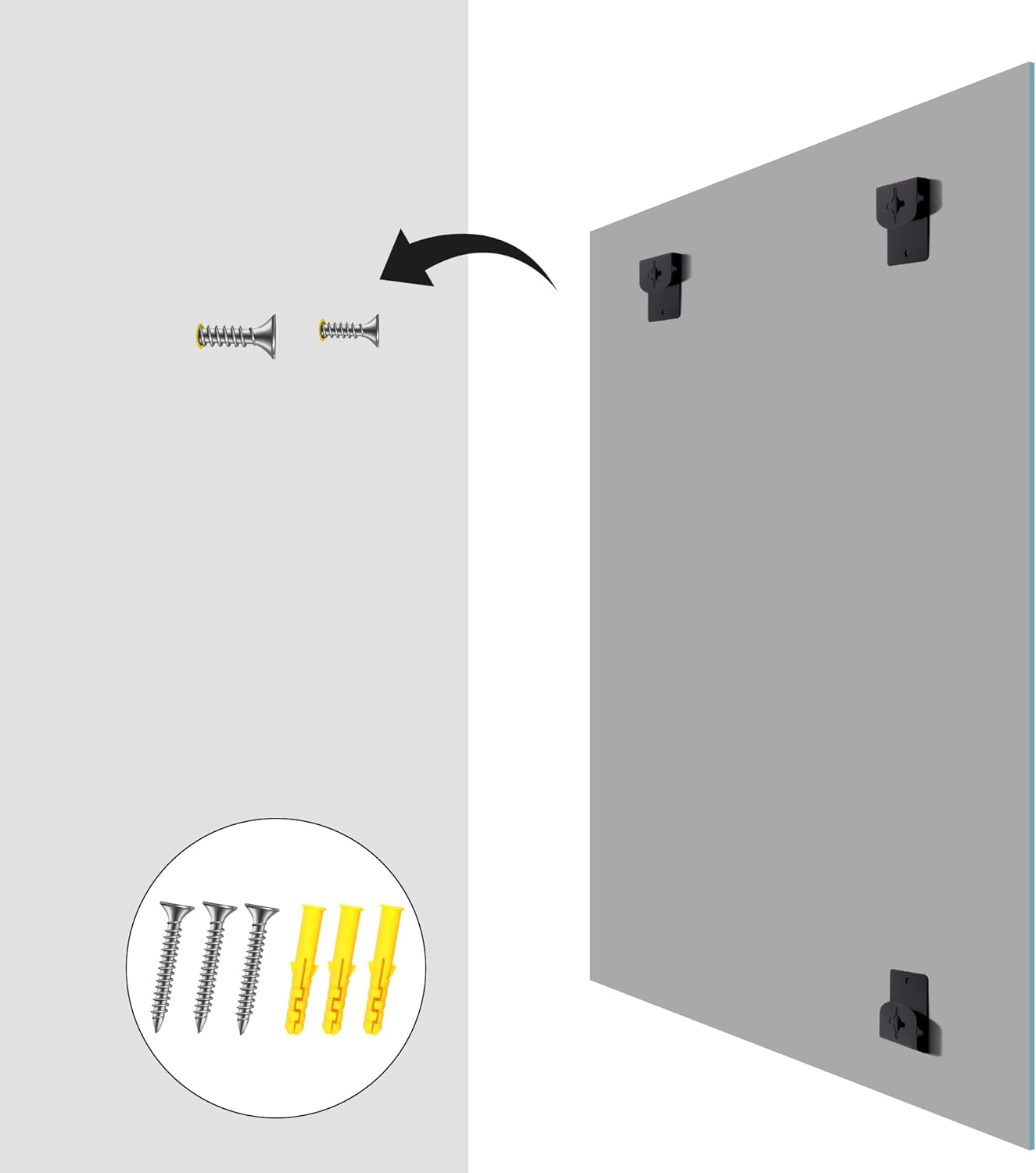 KOCUUY Frameless Mirror, 30"x40" Bathroom Mirror for Over Sink, Unframed Vanity Mirror, Large Rectangle Mirror for Wall, Upgraded Shatterproof, Wall Mirror for Bathroom, Bedroom, Living Room, Entryway