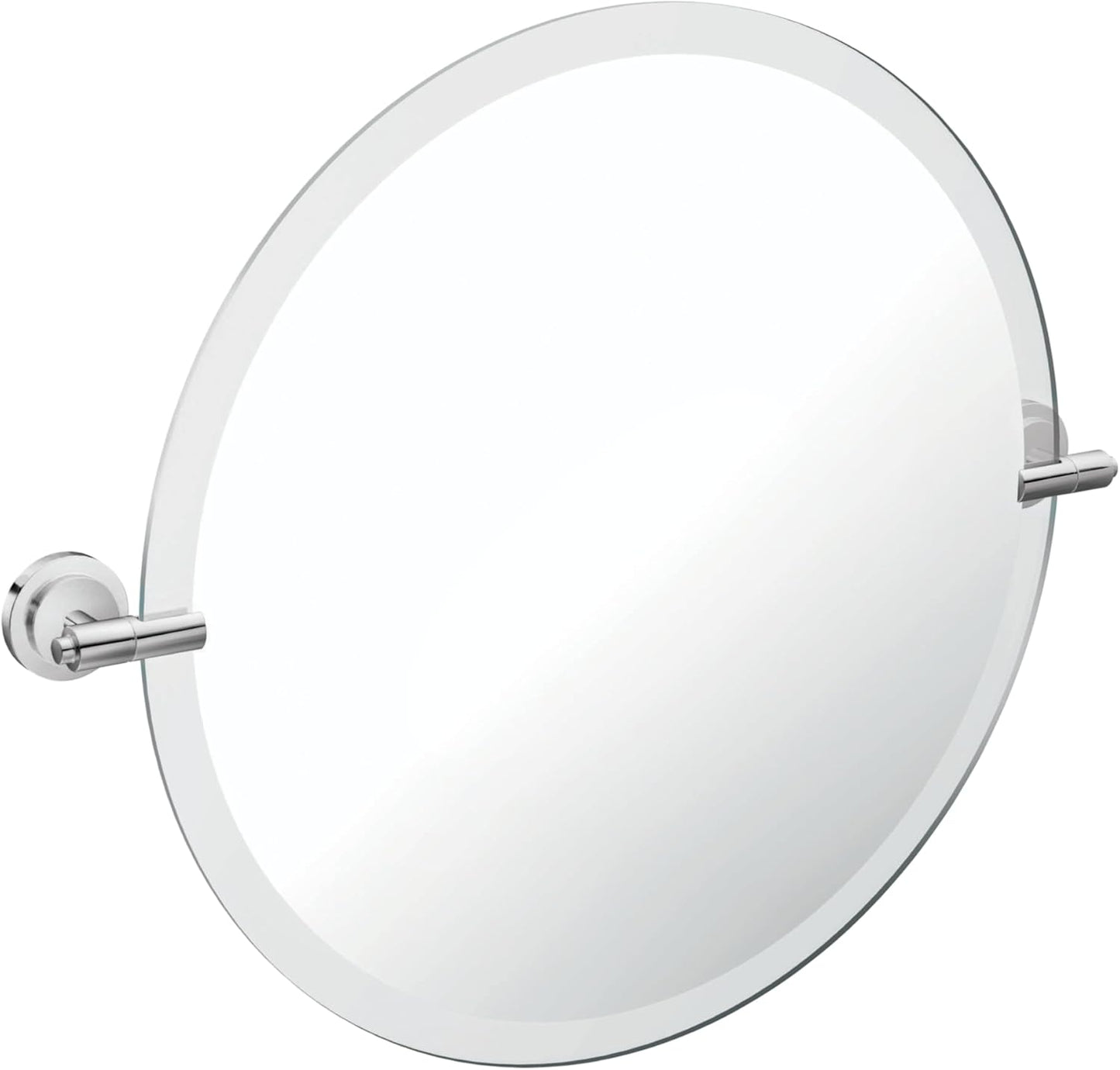 Moen DN0792CH Iso 22-Inch x 22-Inch Frameless Pivoting Bathroom Tilting Mirror, Chrome