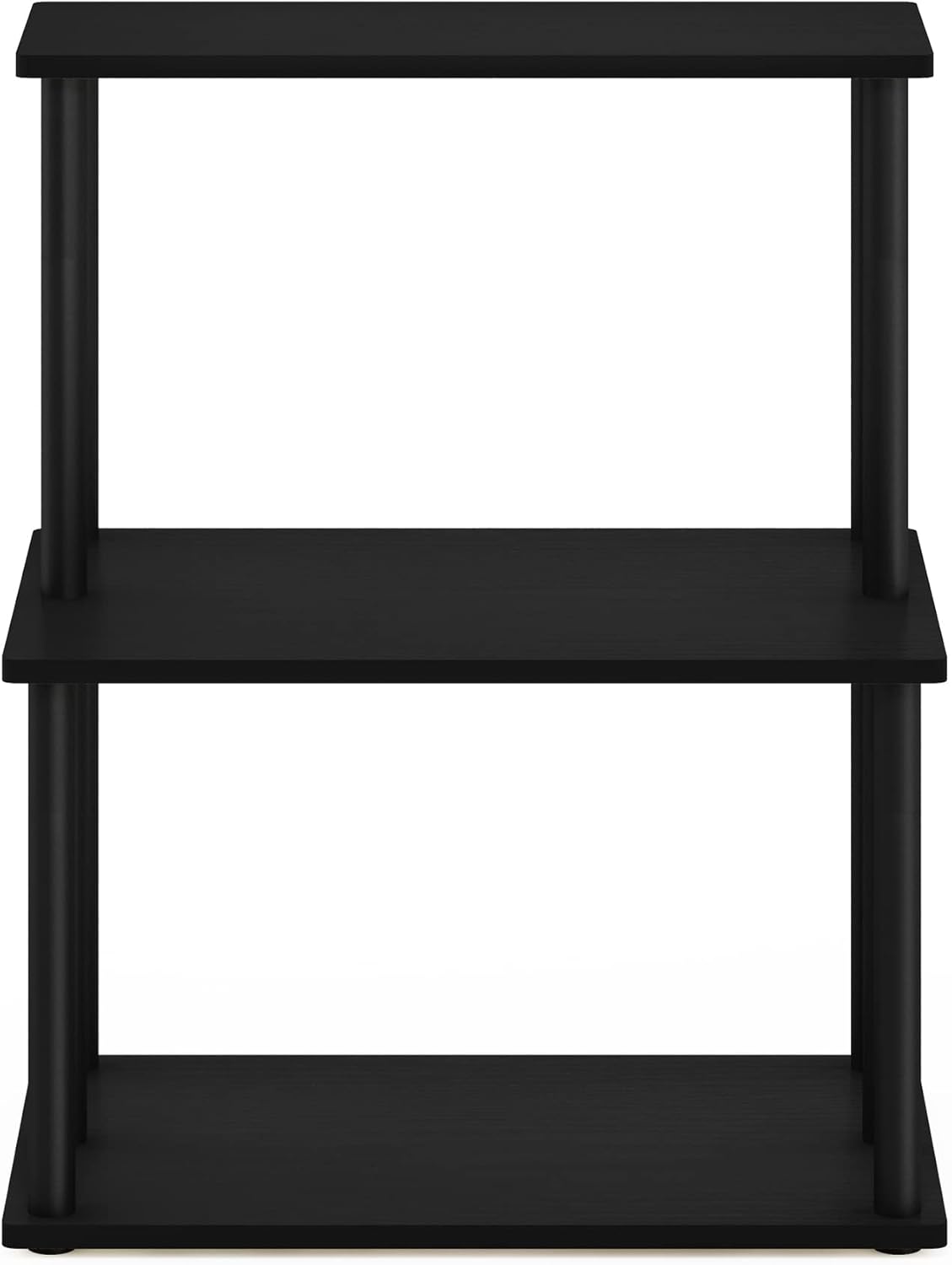 Furinno Turn-N-Tube 3-Tier Toolless Kitchen Storage Shelf, Americano/Black