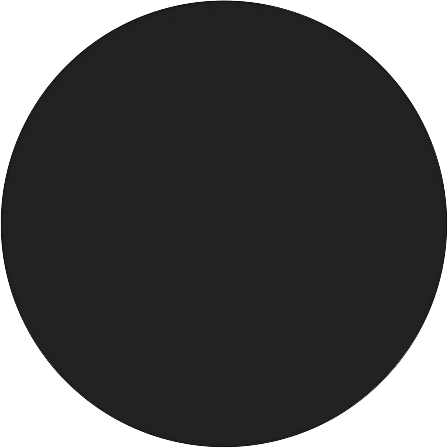 HomePop Black Mango Wood End/Side Round Table