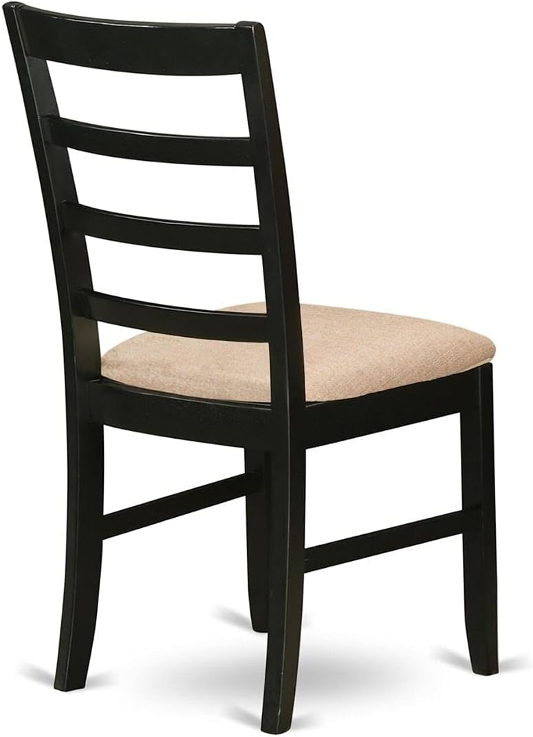 East West Furniture CAPF7-CAP-C 7 Piece Dining Table Set Consist of a Rectangle Dining Room Table and 6 Linen Fabric Upholstered Chairs, 36x60 Inch, Cappuccino