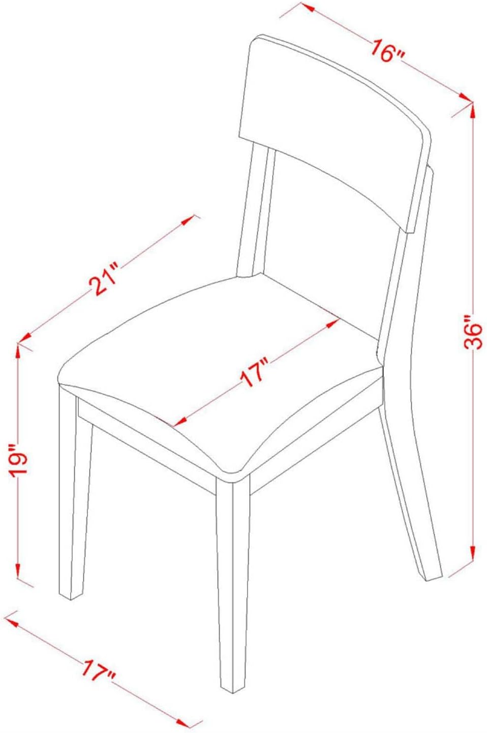 East West Furniture SHAD5-LWH-LC 5 Piece Kitchen Table & Chairs Set Includes a Round Dining Room Table with Pedestal and 4 Faux Leather Dining Room Chairs, 42x42 Inch, Linen White