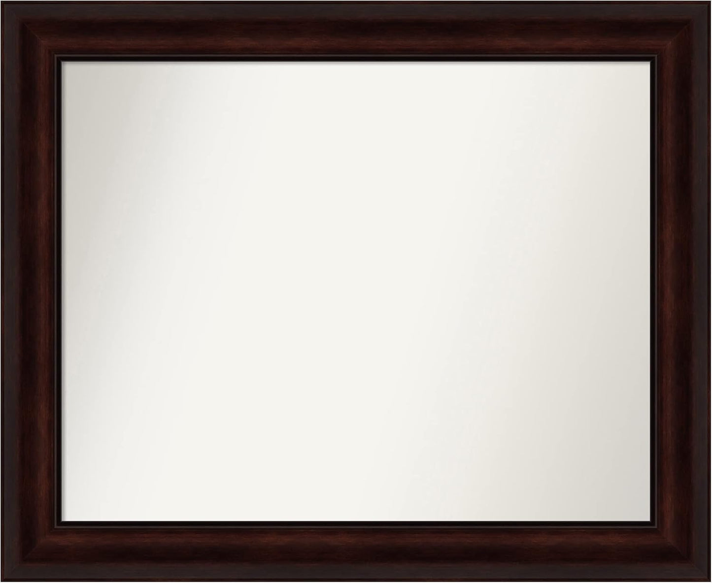 Amanti Art Silver Bathroom Mirror for Over Sink, 26x32 Classic Honey Silver Rectangle Vanity Mirror, Large Casual Frame, Hangs Horizonally and Vertically, Bathroom Wall Decor, Non-Beveled Edge