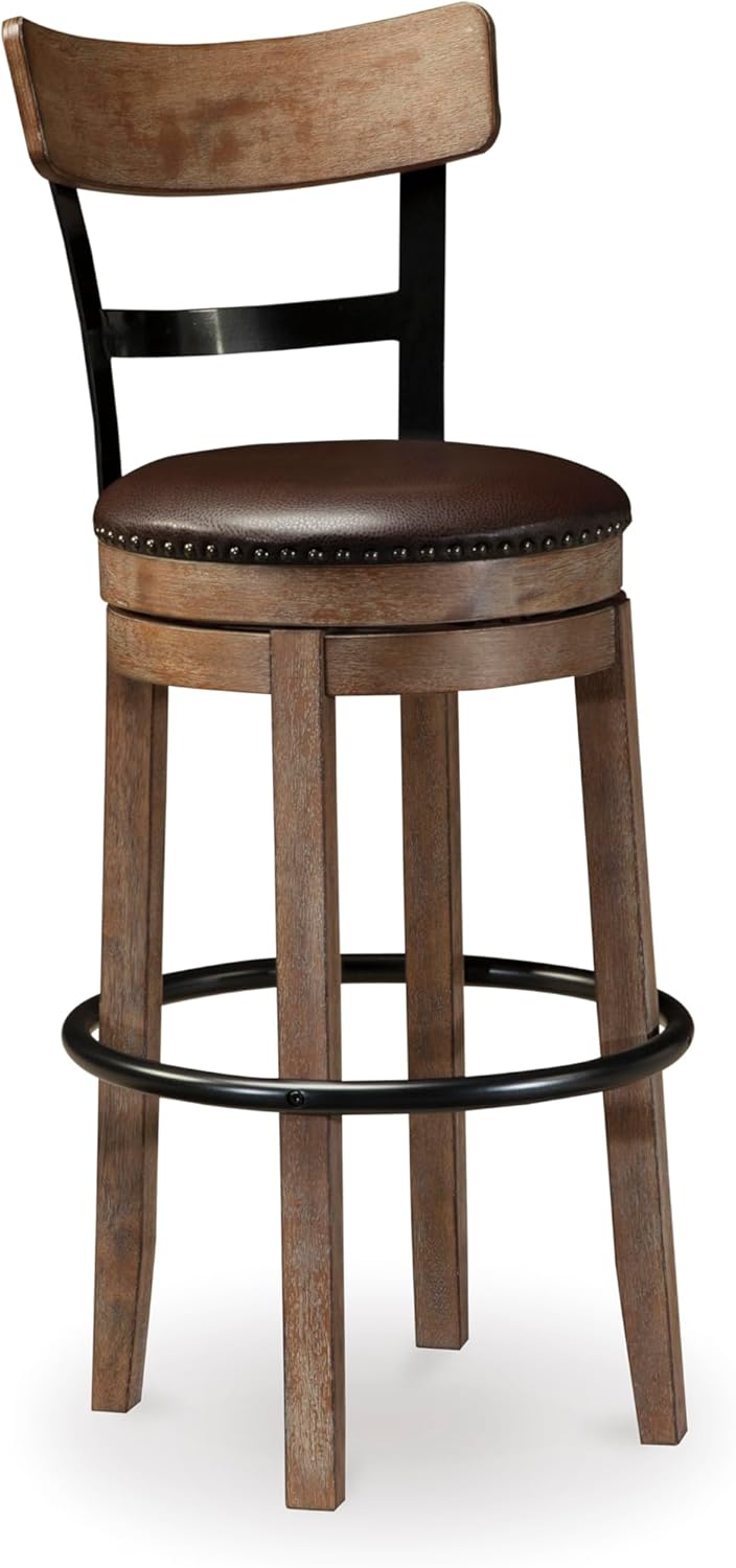 Signature Design by Ashley Pinnadel Barstool, Bar, Light Brown