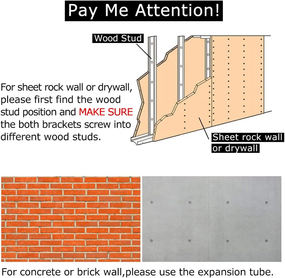 Need Fold Wall Mounted Table Folding Workbench Length 47.2" Width 20" Perfect Addition to Garage & Shed/Home Office/Laundry Room/Home Bar/Kitchen & Dining Room AC15BB(12050)