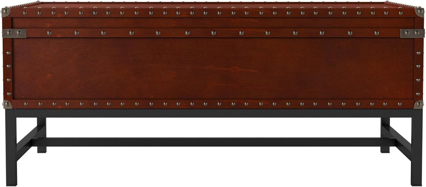 SEI Furniture Voyager Storage Cocktail Table - Espresso