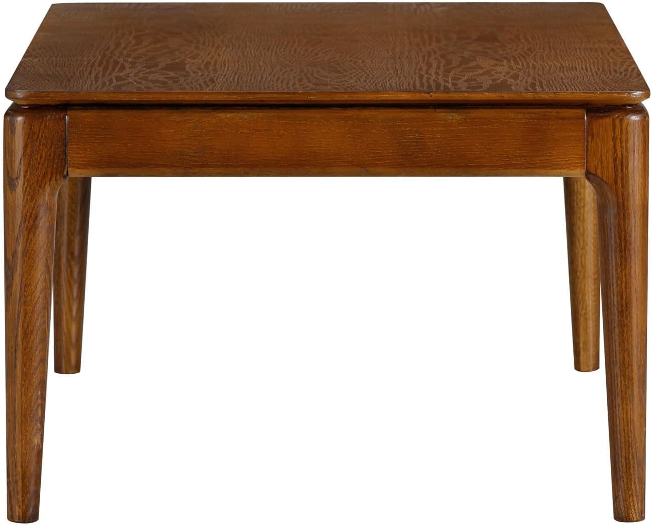 Mingle Modern Wooden Rectangle Coffee Table with Hidden Drawer – Waterproof & Heat Resistant, Dark Walnut