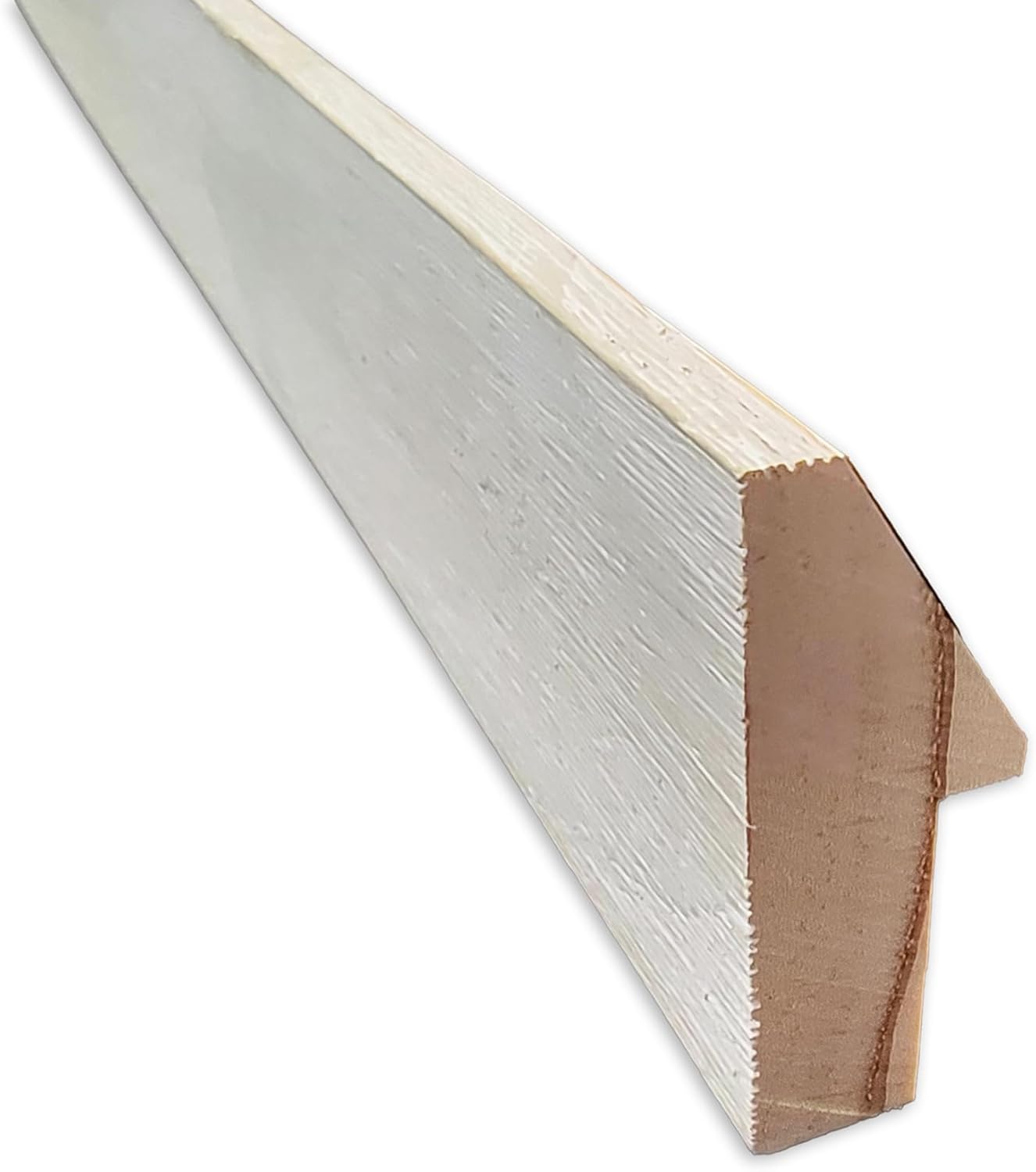 Amanti Art White Bathroom Mirror for Over Sink, 31x41 Paige White Gold Rectangle Vanity Mirror, X-Large Modern Contemporary Wood Frame, Hangs Horizonally and Vertically, Bathroom Wall Decor, Beveled