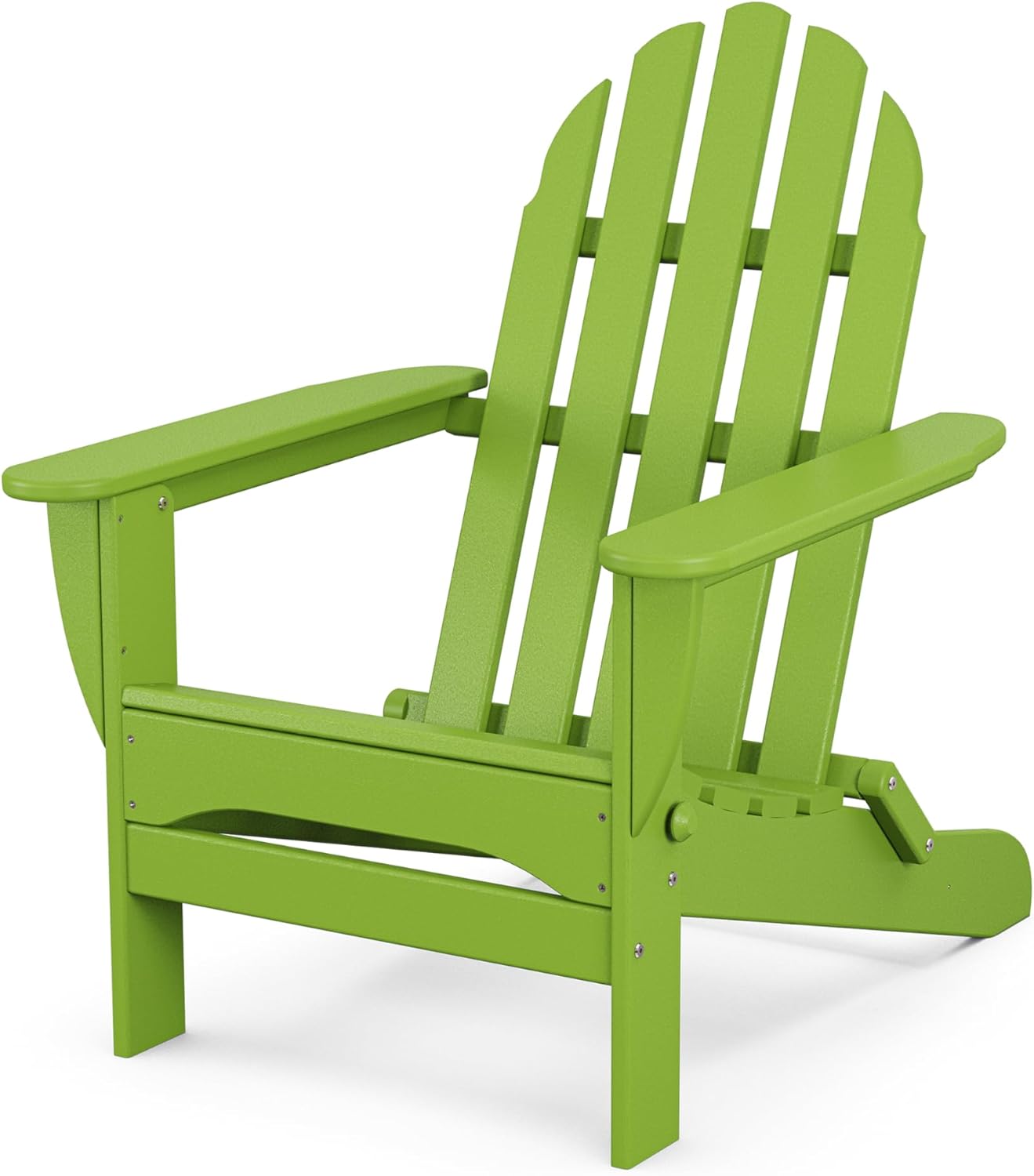 POLYWOOD AD5030LI Classic Folding Adirondack Chair, 29W x 35D x 34H, Lime