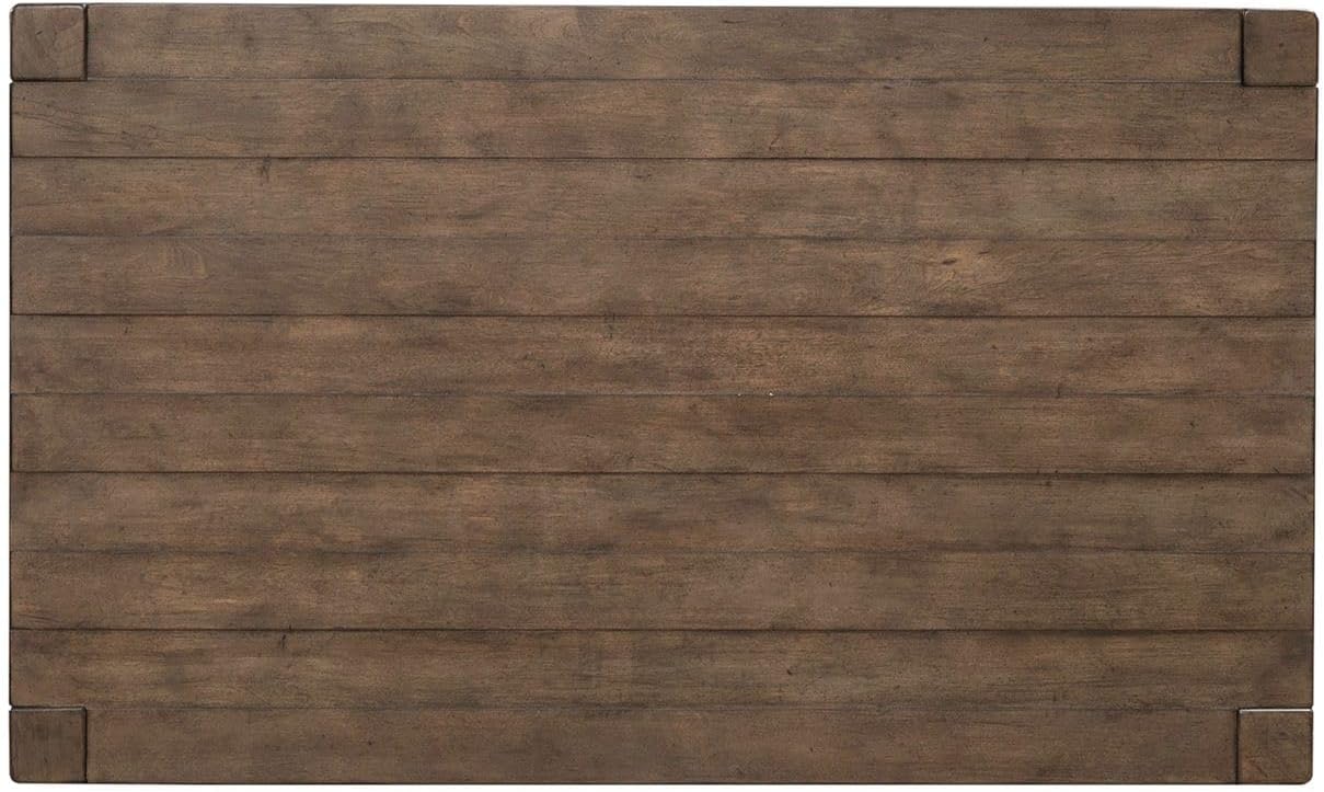 Liberty Furniture Broadmore Living Room Rectangular Cocktail Table - Cobblestone Brown