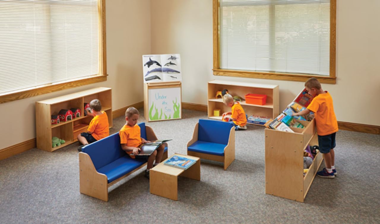 Young Time Jonti-Craft 7143YT Low Single Storage Shelves - Kids Classroom Shelf