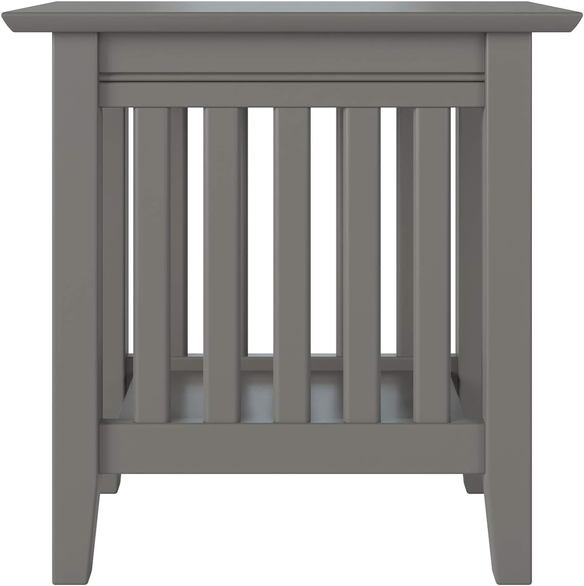 AFI Mission Chair Side Table in Grey