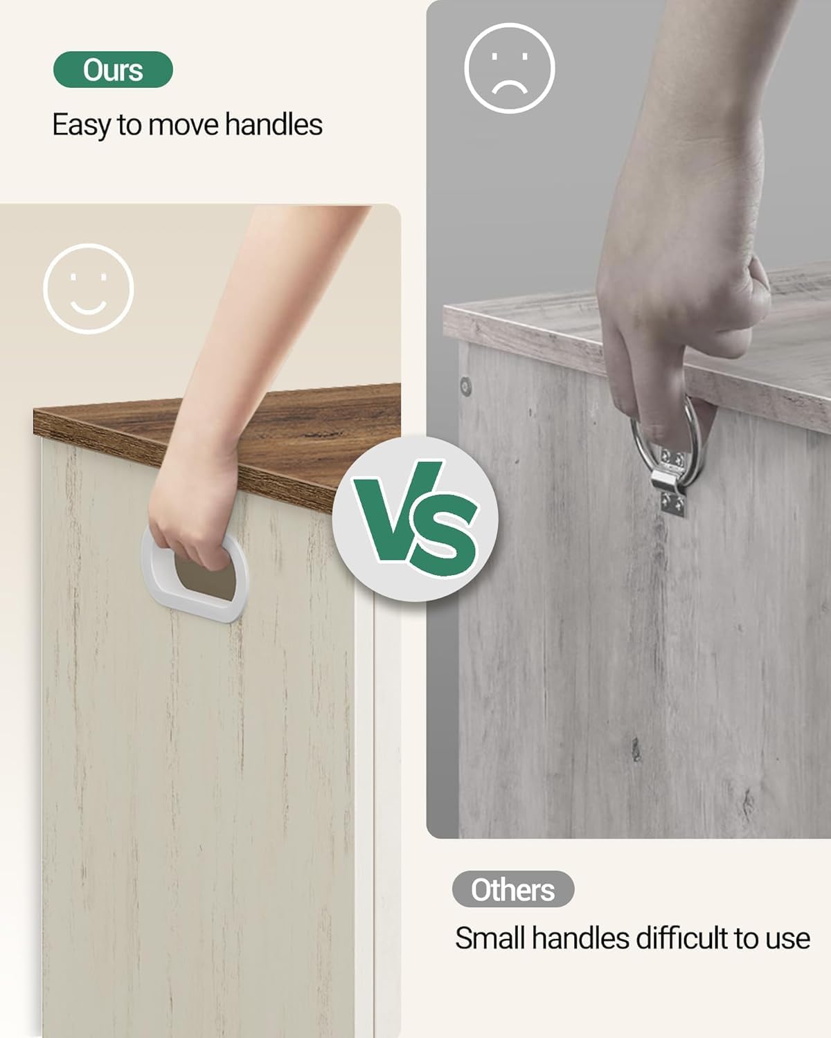 39.4" Storage Chest, Storage Bench Trunk with 2 Safety Hinge, Wooden Box, Lift-Top Chest Organizer, Shoe Bench for Entryway, Bedroom, Living Room, White and Brown SB01014B