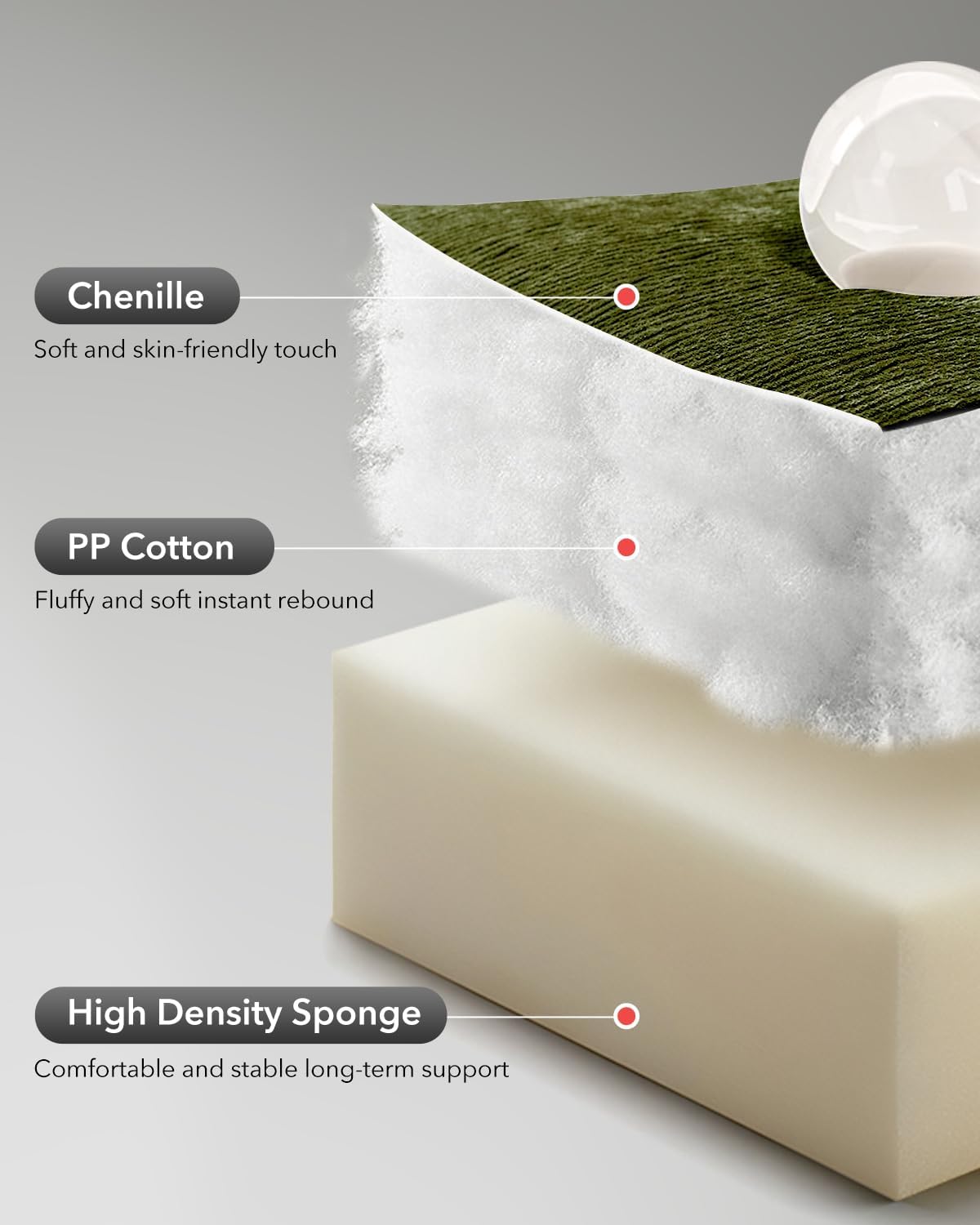 Rocking Recliner Chair,360° Swivel Rocker Chair for Living Room,Upholstered Fabric Glider Nursery Chair with Side Pockets for Small Spaces,Q235 Steel Frame Lazy Boy Recliner Single Sofa(Green)