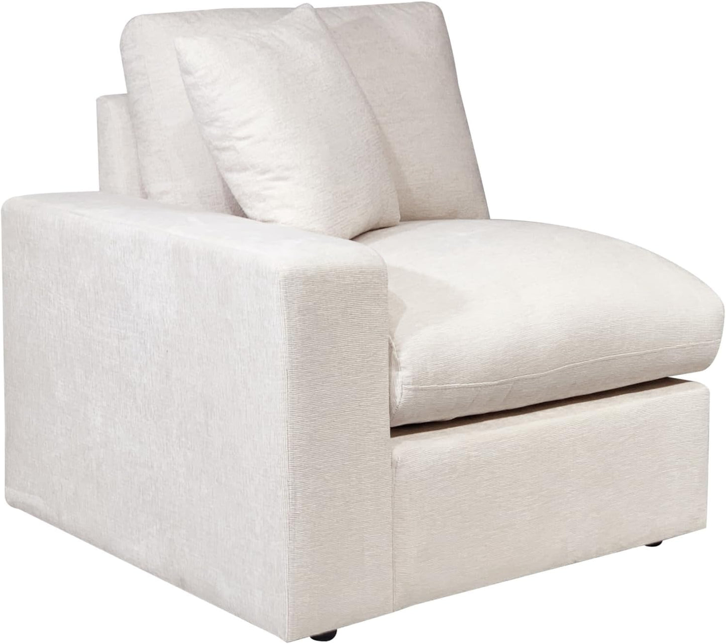 146" Convertible Sectional Sofa Couch,8 Seat Modular Living Room Furniture Sets with 2 Pillows & Ottoman,Chenille Upholstered Cloud Couches,Oversized L-Shaped Comfy Sofas,for Living Room,Beige