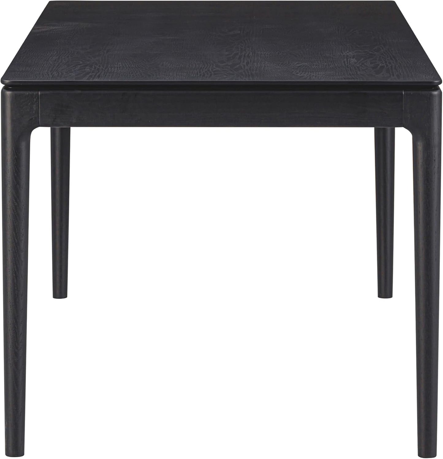 NTC Mingle 71 Inch Modern Design, Rectangular Dinner Table for Dining Room, Living Room Furniture, Effortless Assembly, Burnt Black