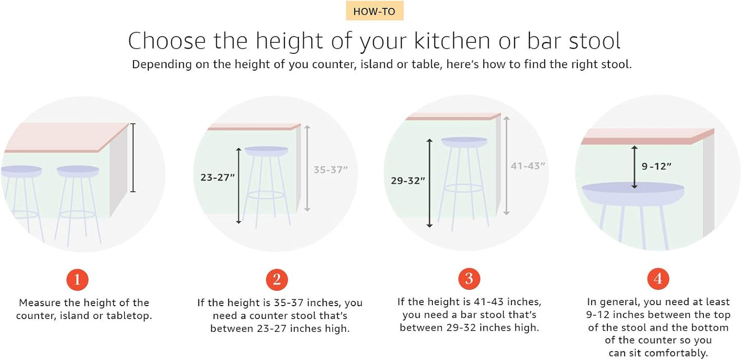 Armen Living Madrid 26" Counter Height Swivel Modern White Faux Leather and Brushed Stainless Steel Bar Stool