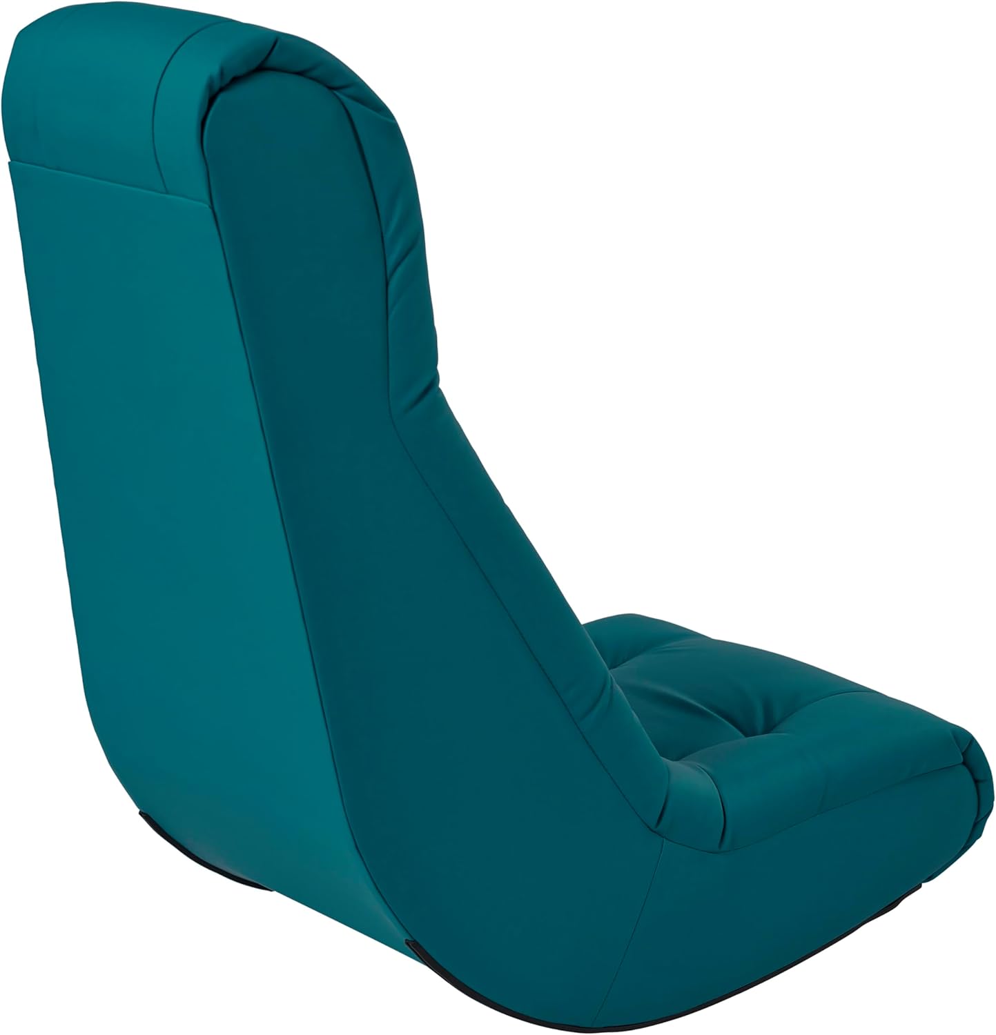 FDP Tufted Floor Rocker for Kids, Teens and Adults; Comfortable, Ergonomic Chair for Reading, Playing Video Games, or Watching TV - Teal, 10488-TL