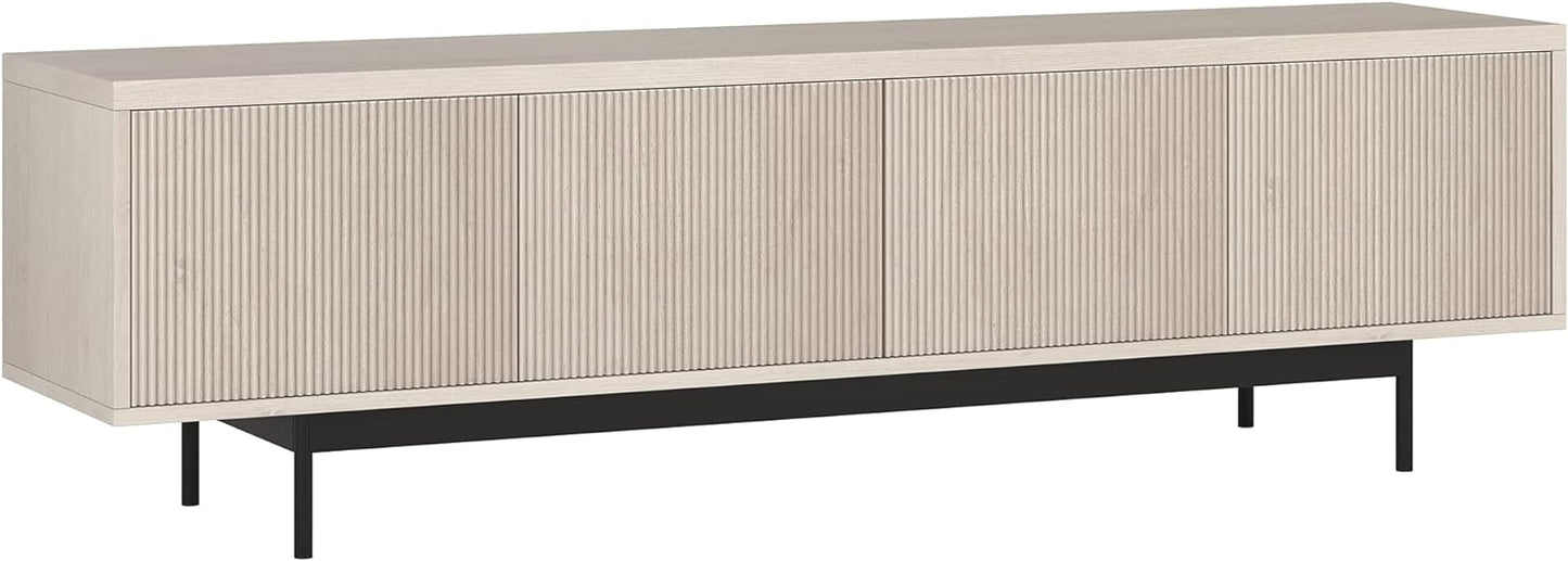Henn&Hart Whitman, 70'' Rectangular TV Stand, Alder White