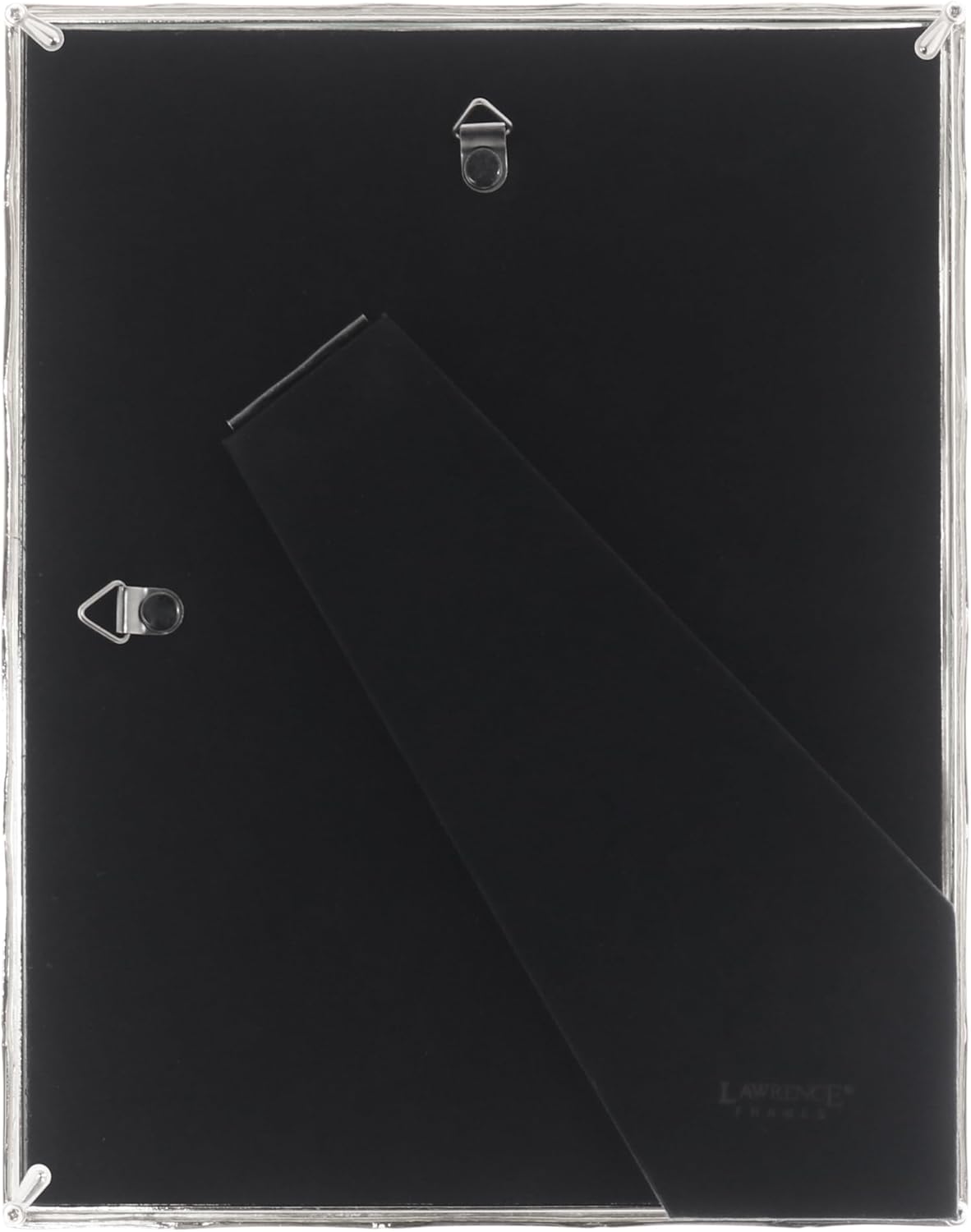 Lawrence Frames Bamboo Design Metal Frame, 8x10, Matted 5x7, Silver