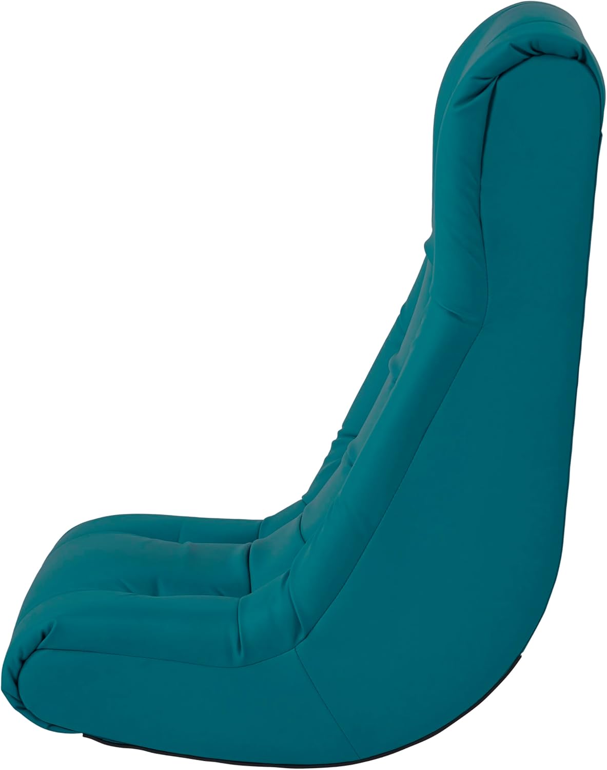 FDP Tufted Floor Rocker for Kids, Teens and Adults; Comfortable, Ergonomic Chair for Reading, Playing Video Games, or Watching TV - Teal, 10488-TL