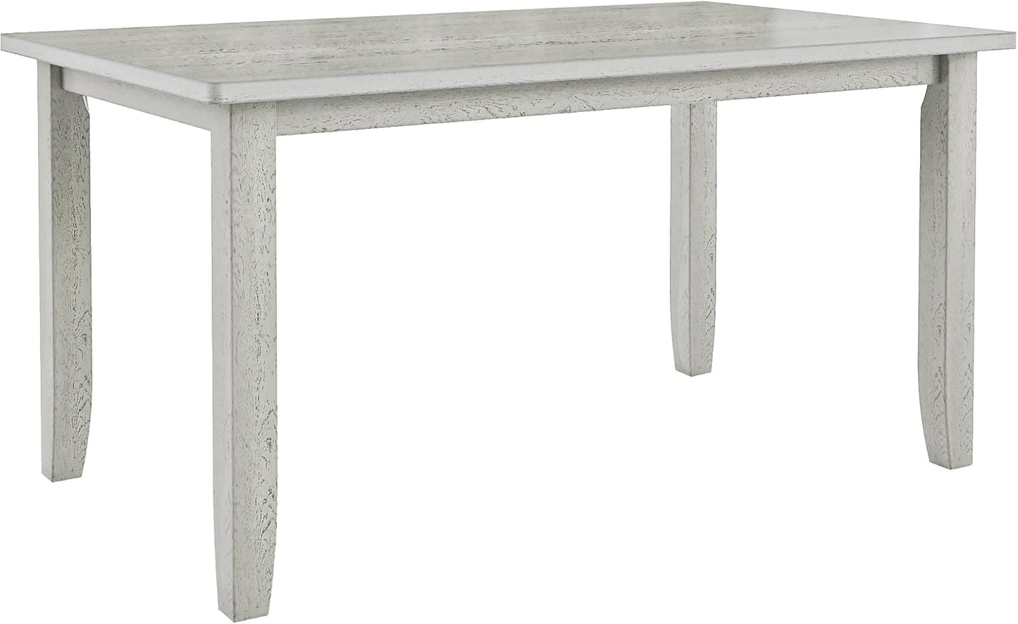 Solid Wood Dining Table, Part of Dining Table Set, Mix and Match Table, Chair Sold Separately for Dining Room, Kitchen, Grey