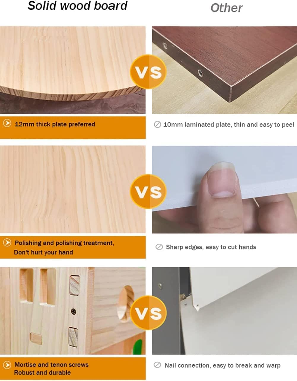 Rotating Bookshelf 360 Degrees, 4 Tier Stackable Solid Wood Bookshelf Organizer, Storage Display Rack Floor Standing Bookcase for Kids&Adults (51"x17.32"x17.32")