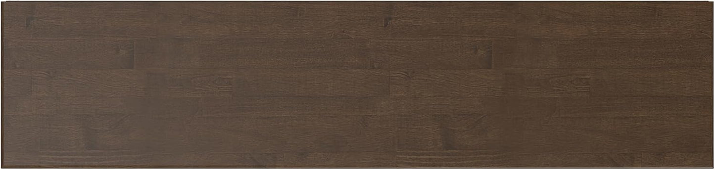 SIMPLIHOME Draper Bookcase - 30 inch Tall Solid Hardwood Low Bookshelf in Walnut Brown, Mid-Century Modern Storage for Living Room, Study Room or Office with Tapered Legs and Wide Open Shelves