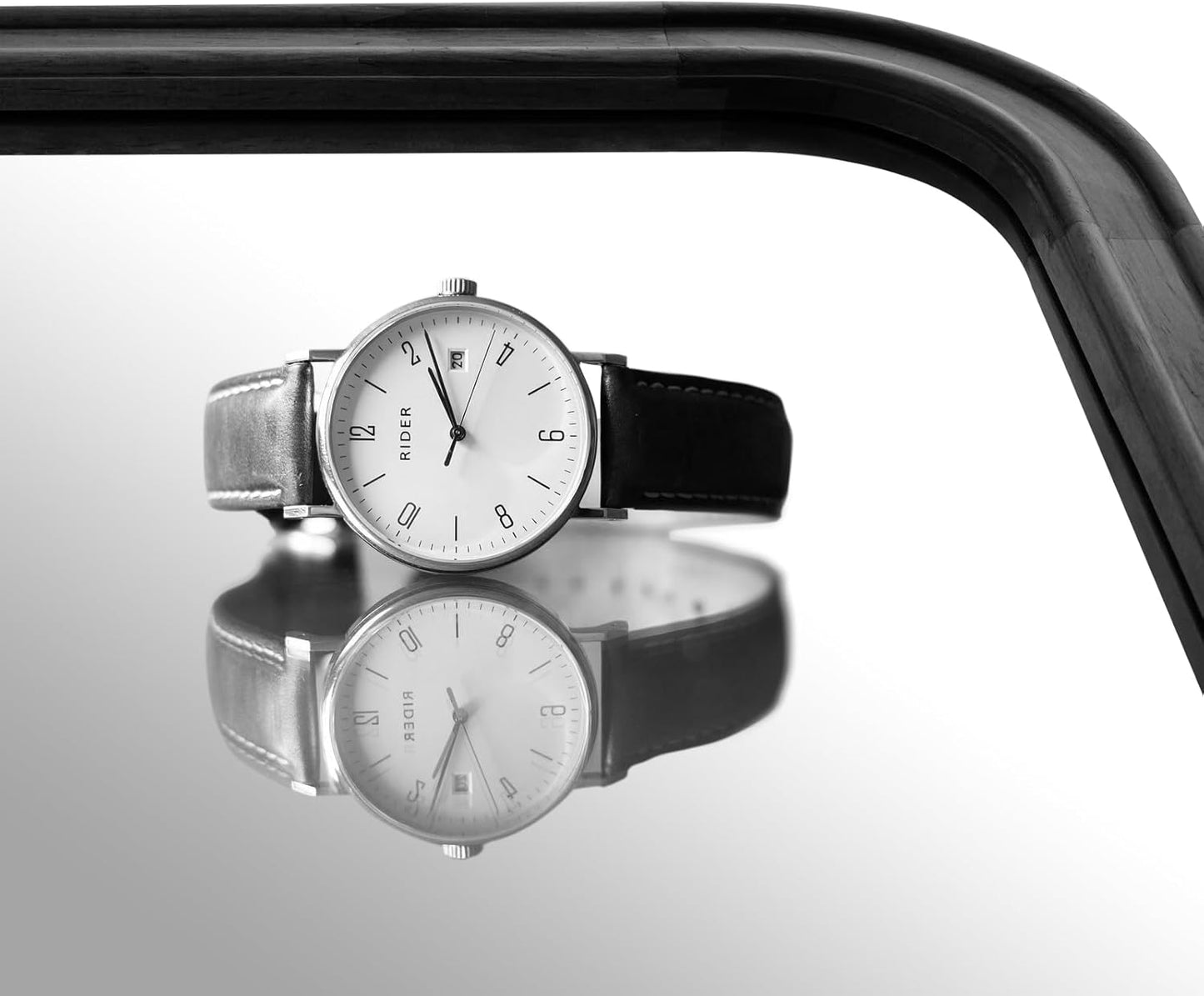 WallBeyond Wood Bathroom Mirror for Wall 20x30 Inch Wooden Frame Rectangle Mirror for Farmhouse Bathroom Vanity Wall Mounted Decorative Mirror (Horizontal/Vertical Black)